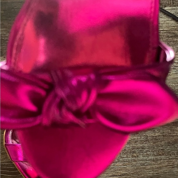 BCBGeneration Women's Jamina Heeled Sandal metallic pink size 7 - Picture 4 of 5